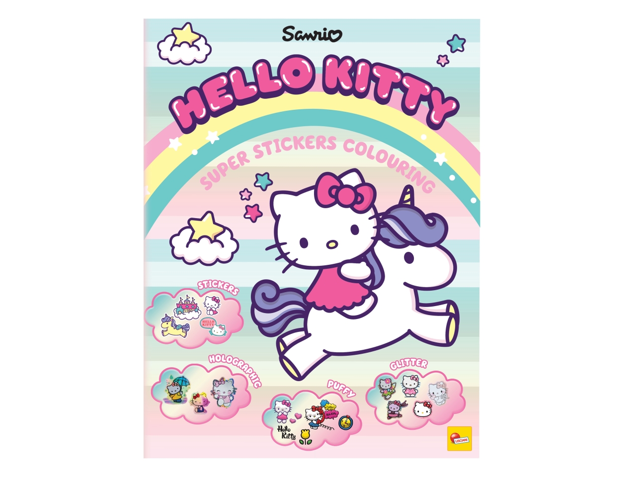 HELLO KITTY SUPER STICKERS COLOURING 13331
