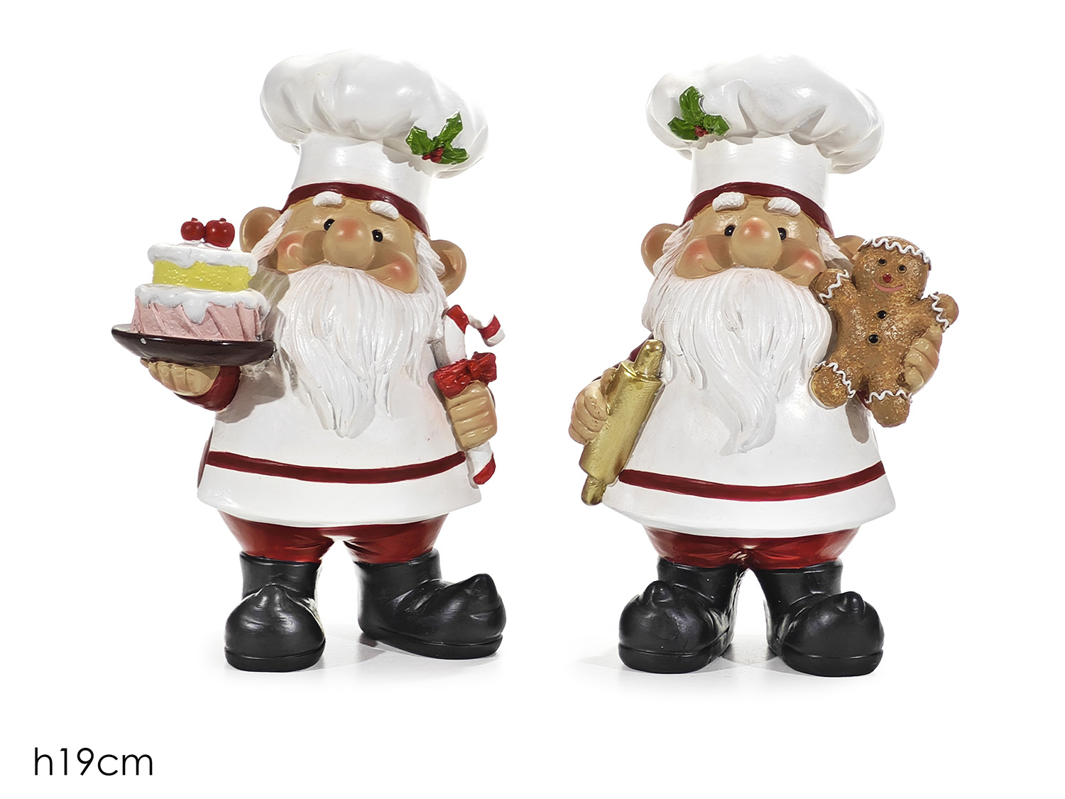 BABBO NATALE CUOCO 19CM ASS. 413210