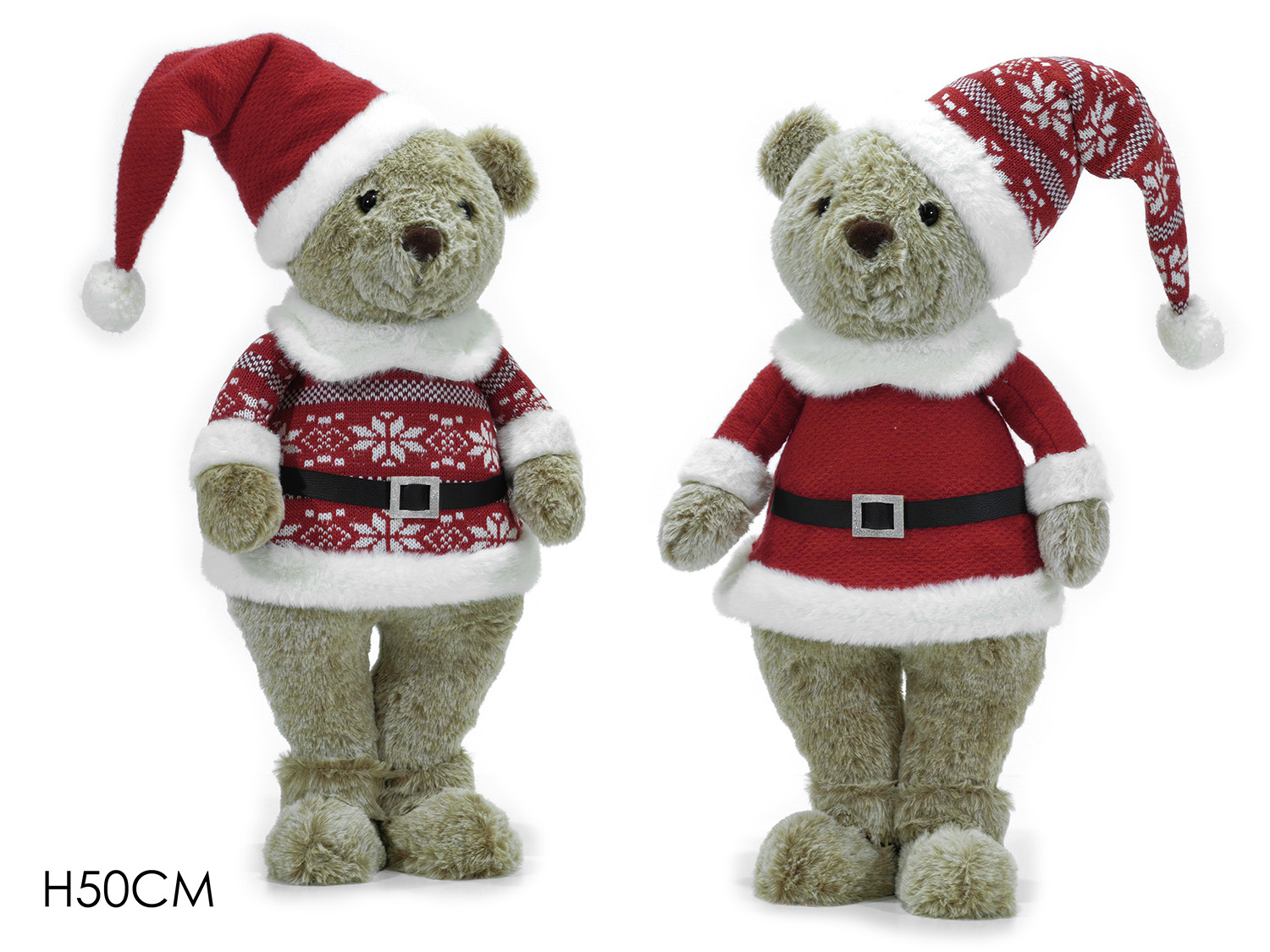 ORSO NATALIZIO 50CM ASS. 419601