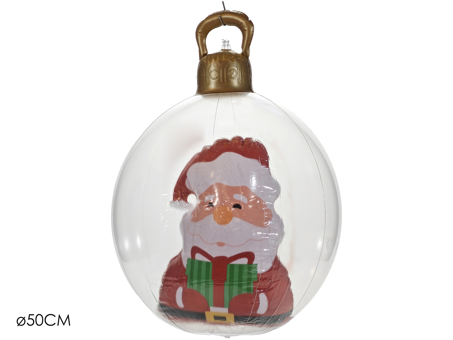 PALLA GONFIABILE 50CM C/BABBO NATALE 426905