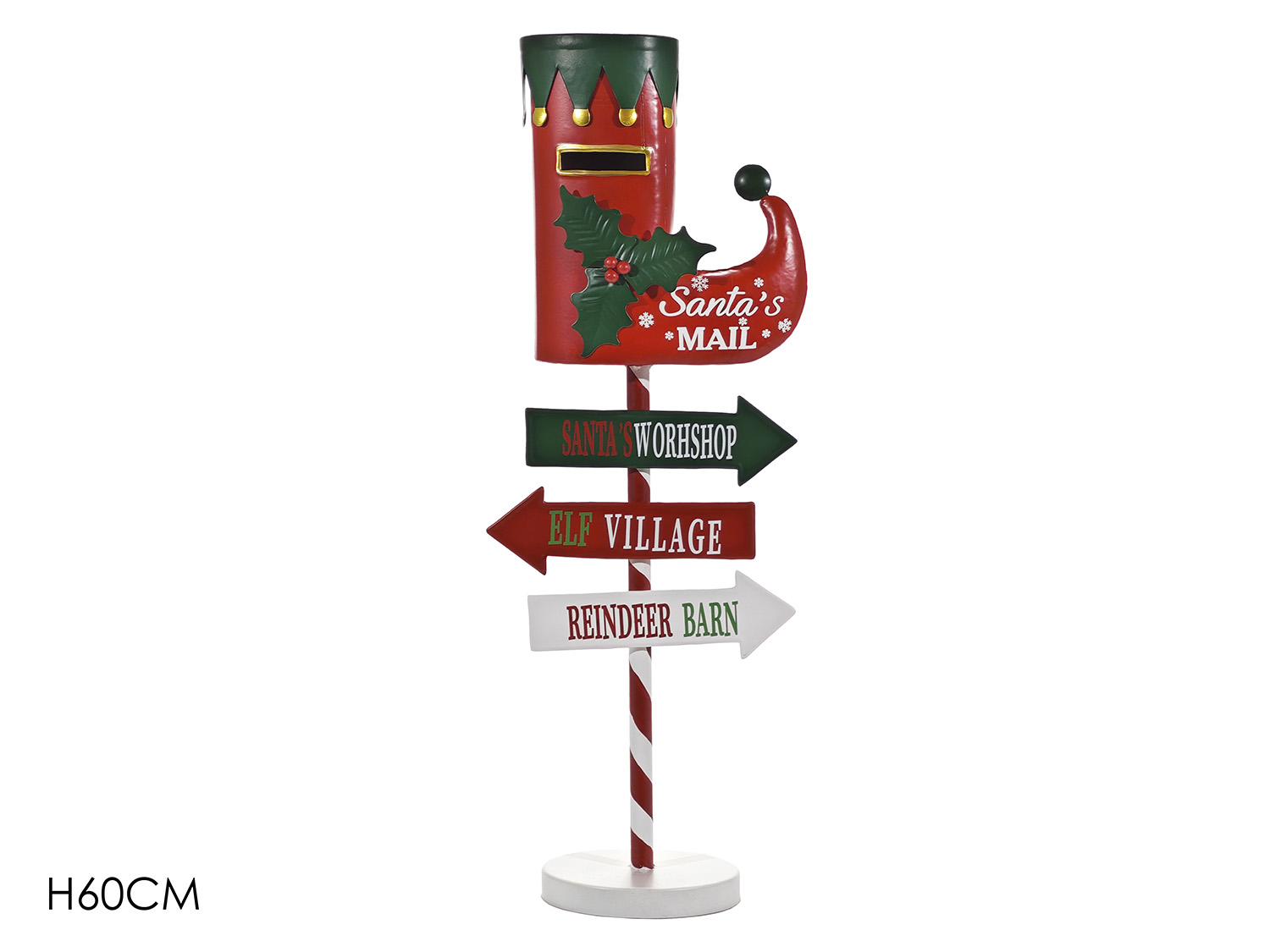 CASSETTA POSTALE 60CM STIVALE ELFO 432509