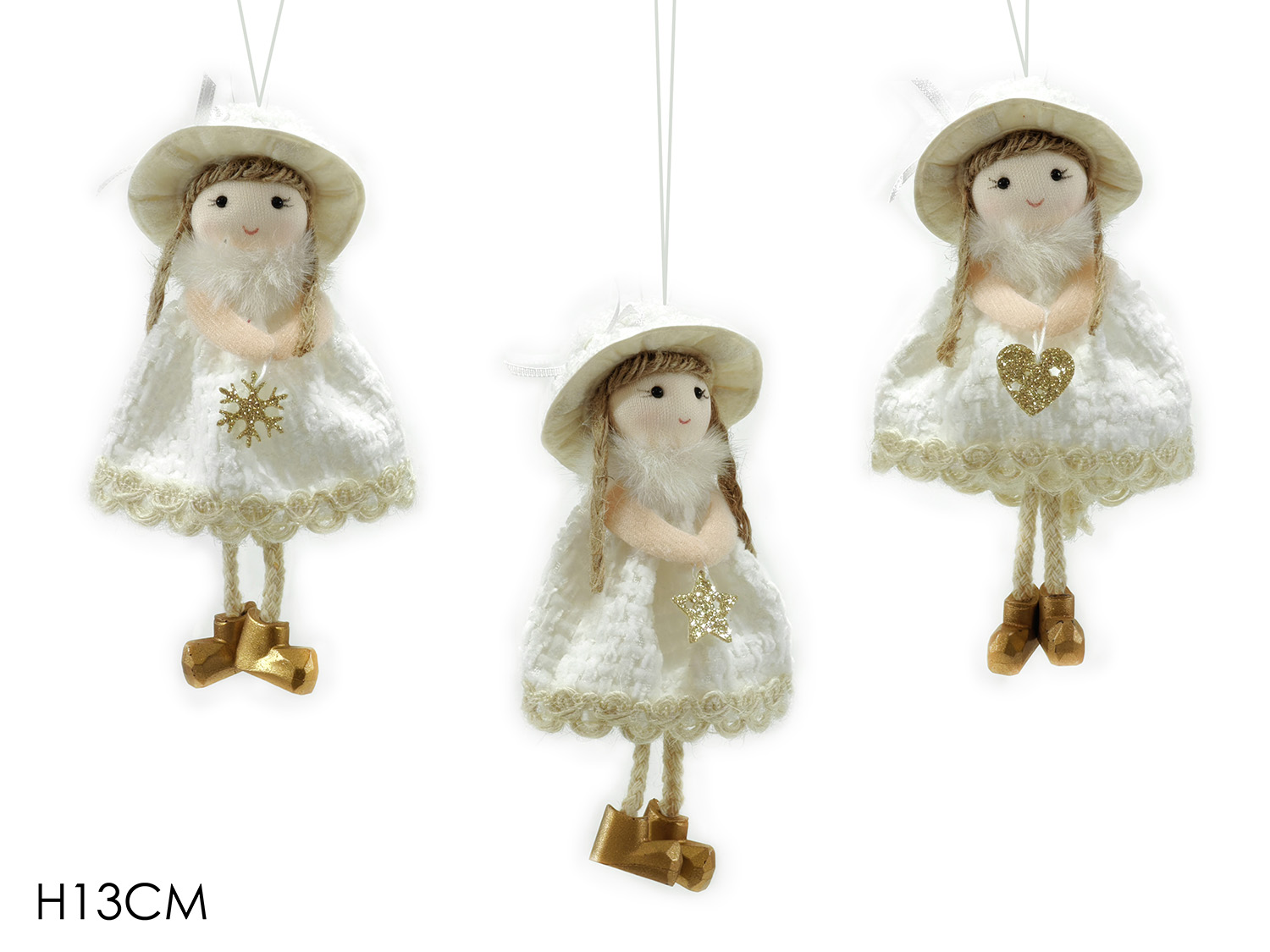 APPENDINO BIMBA 13CM BIANCO ASS. 436779