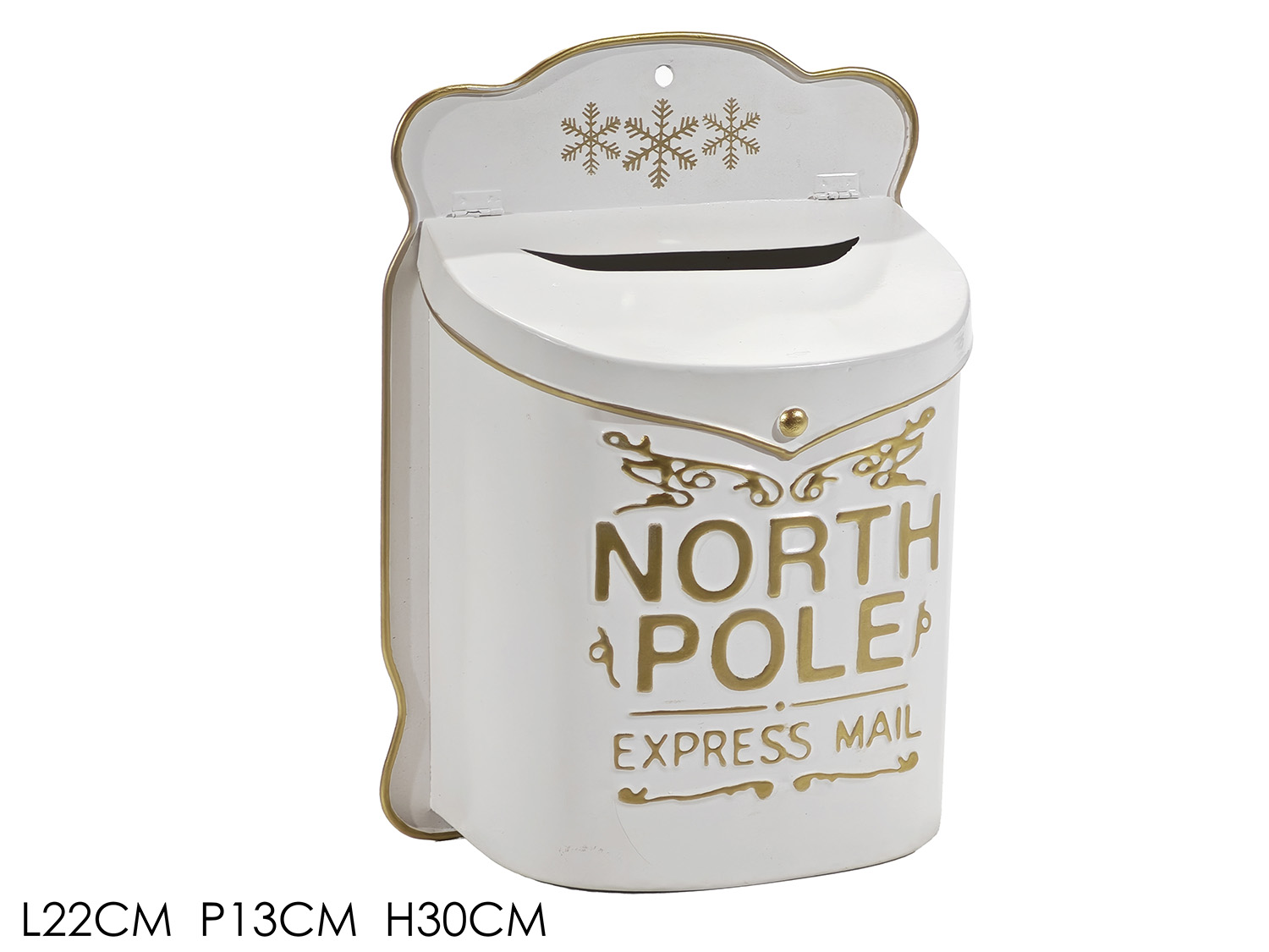 CASSETTA POSTALE NAT.  22X30XH13CM BIANCA 439620