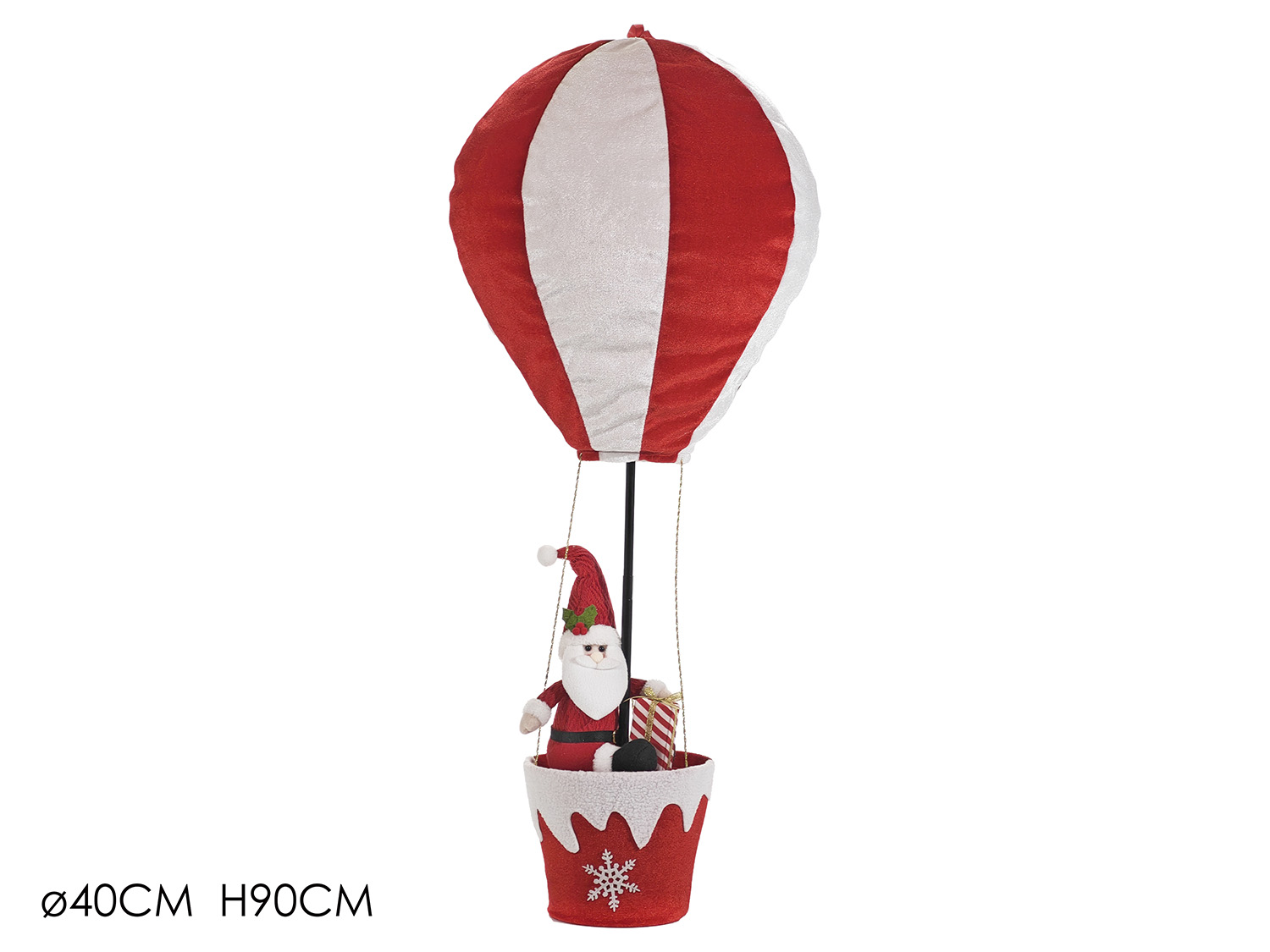 MONGOLFIERA 90CM C/BABBO NATALE 439900