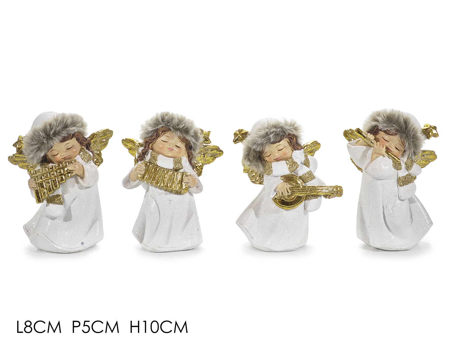 ANGELO 8X5XH.10CM BIANCO/ORO ASS. 441001