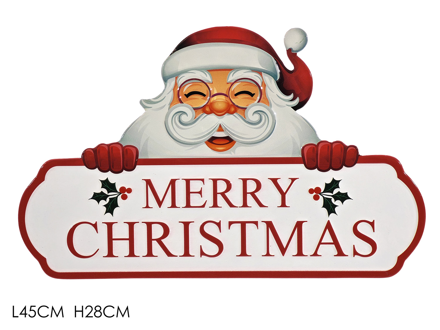 DECORAZIONE MERRY CHRISTMAS 45XH.28CM 448201