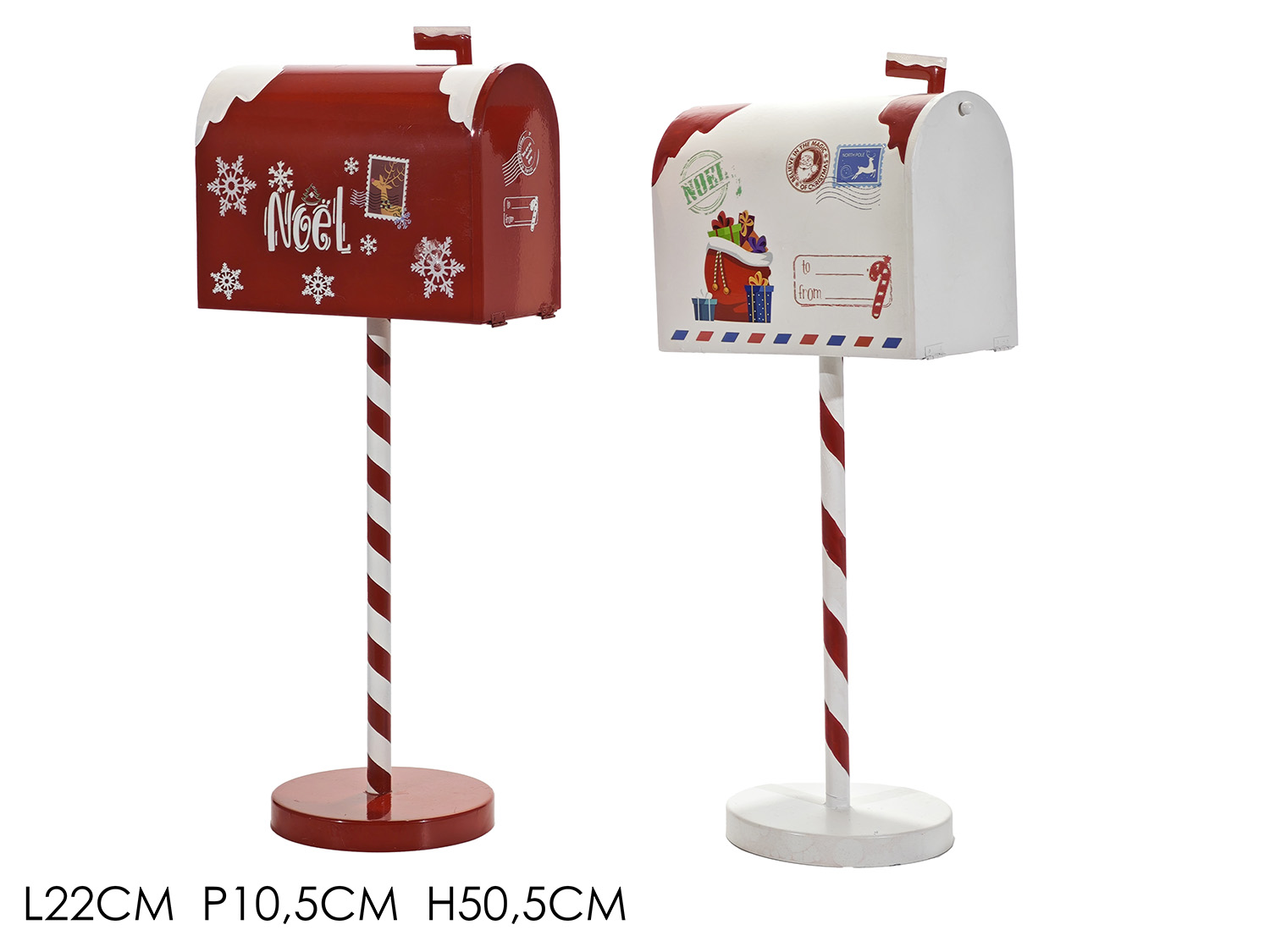 CASSETTA POSTALE H.50,5CM ROSSO 2ASS 448309