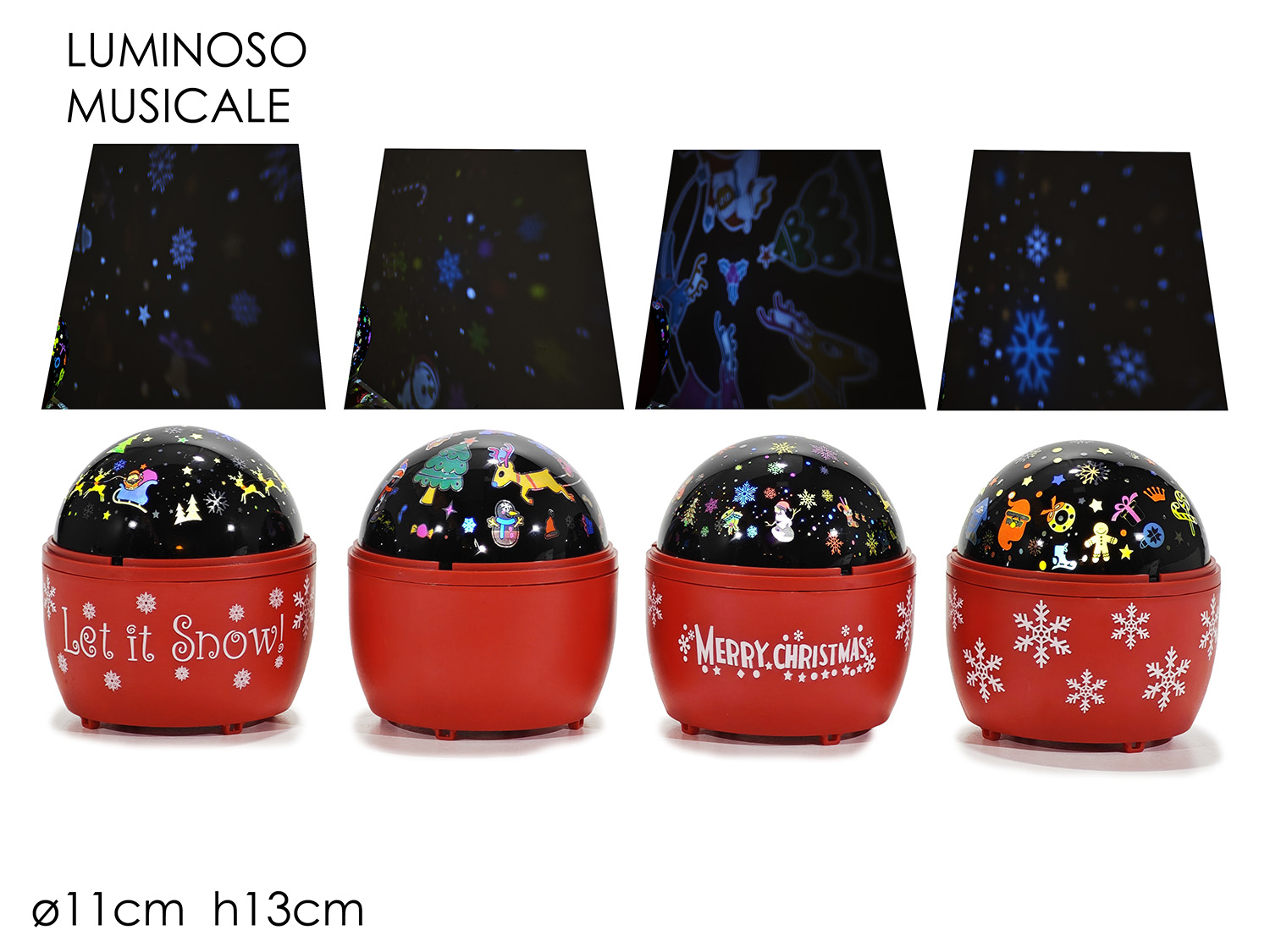 PROIETTORE LED BATTERIA C/LUCI/MOVIM.4ASS. 472907 PROIETTORE LED BATTERIA C/LUCI/MOVIM.4ASS. 472907