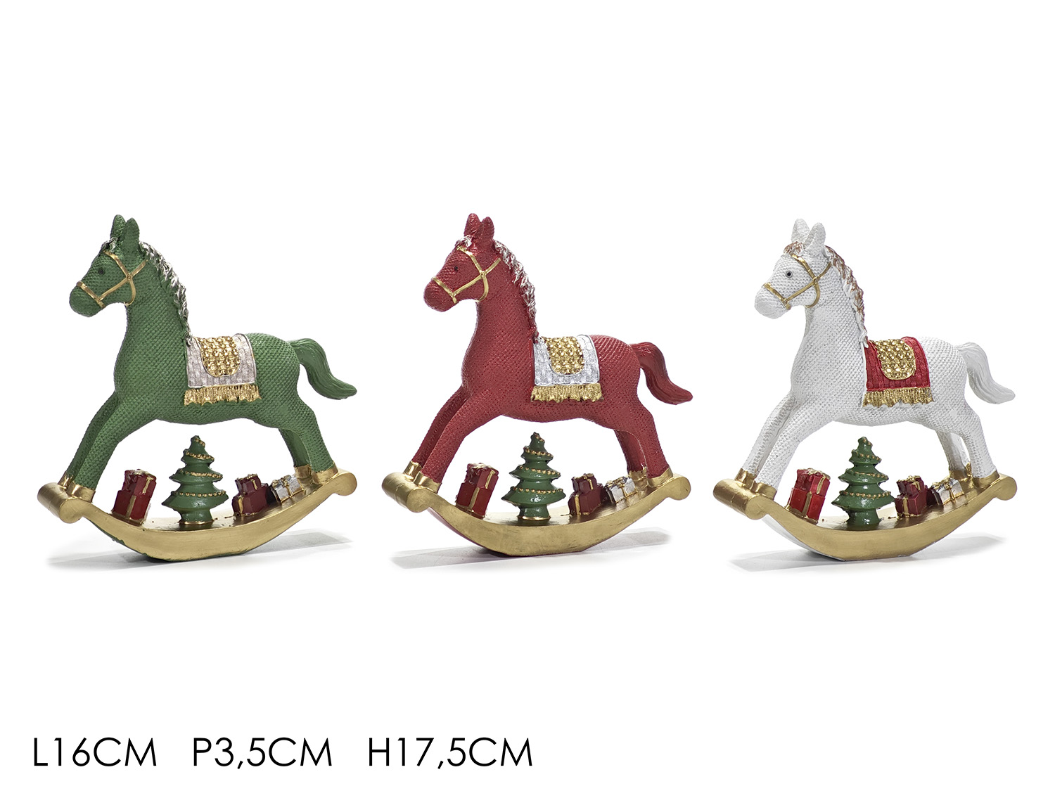 CAVALLUCCIO A DONDOLO 16XH.17,5CM 3ASS. 649273