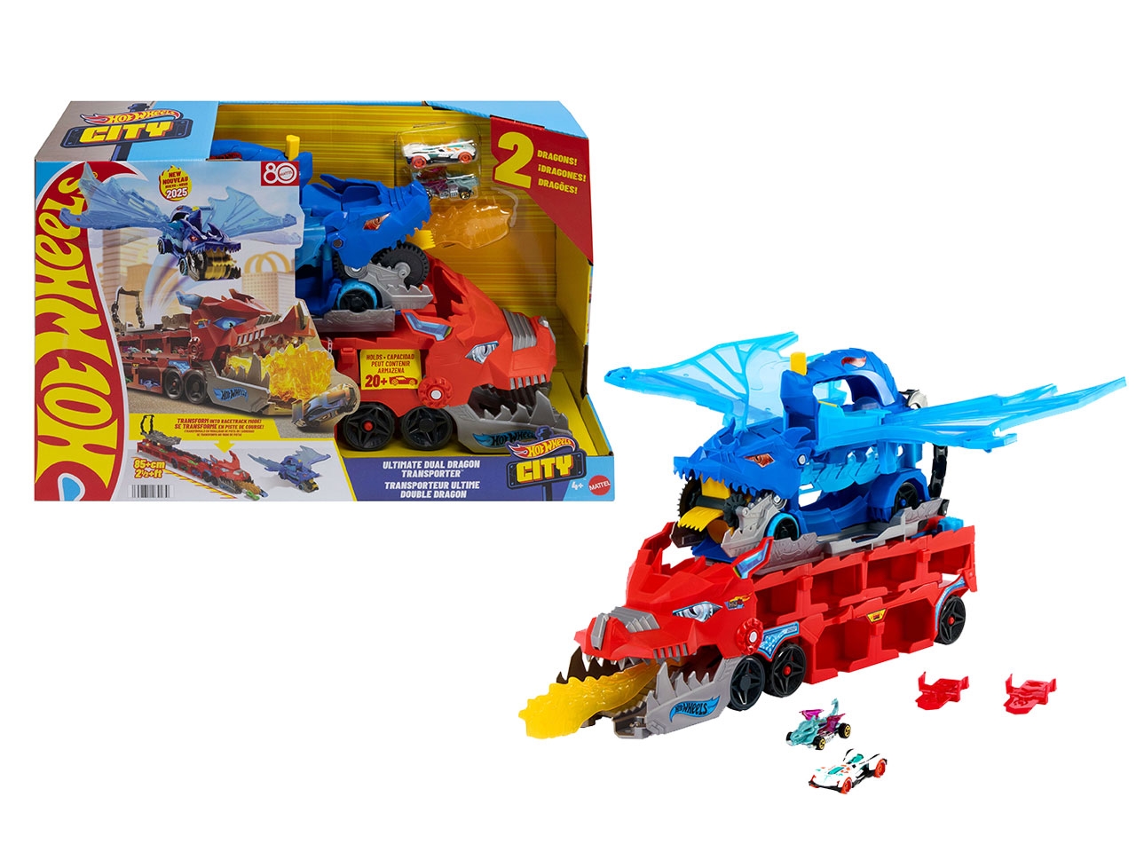 HOT WHEELS CITY ULTIMATE DRAGON HAULER JBM72-0