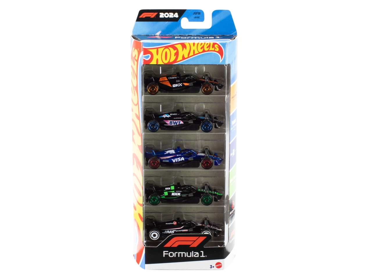 HOT WHEELS 5PK RACE TEAM JGF58-0