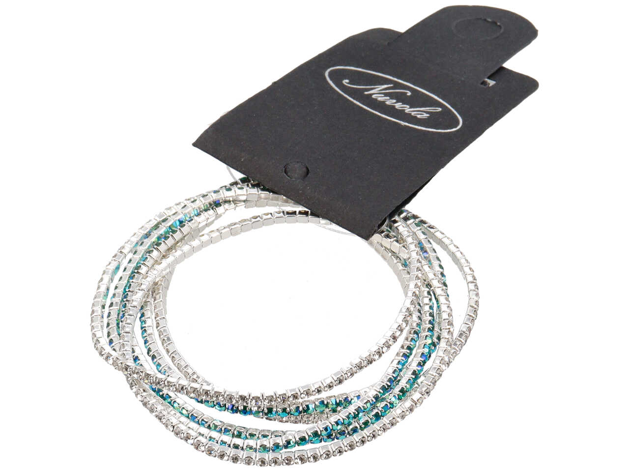 SET BRACCIALI ELASTICI CRYSTAL ACQUA FYB6TA