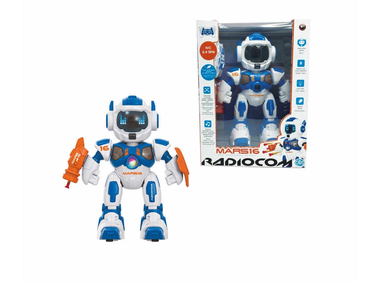 RADIOCOM – MARS 16 ROBOT RADIOCOMANDATO 40948