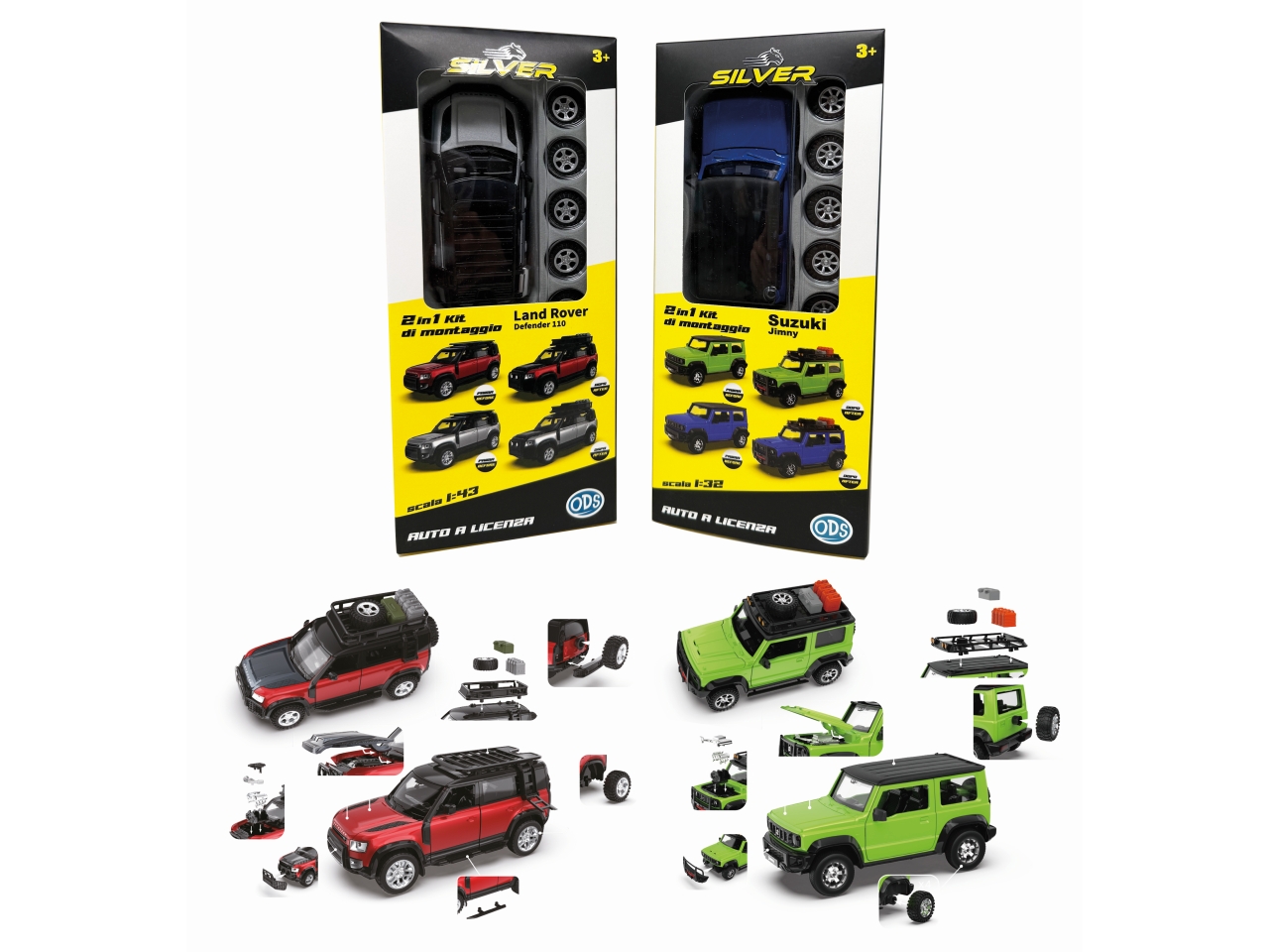 SILVER WHEEL – AUTO 1:32/1:43 2 IN 1 41162