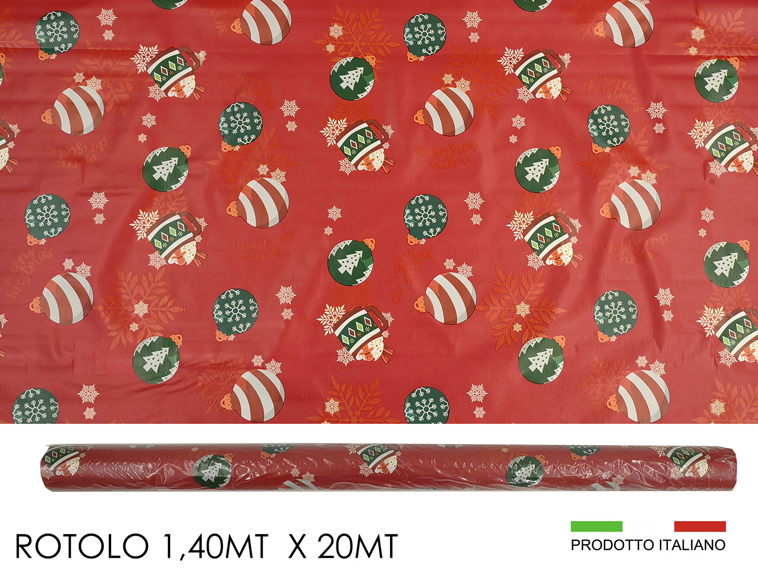 TOVAGLIATO A ROTOLO NAT. 1,40X20MT ROSSA 910523C