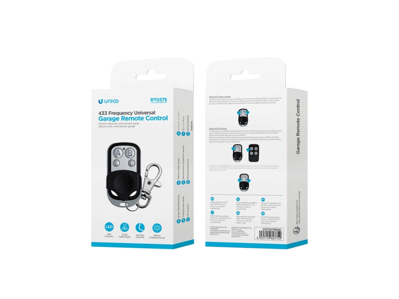 TELECOMANDO UNIVERSALE PER GARAGE AIGO603754