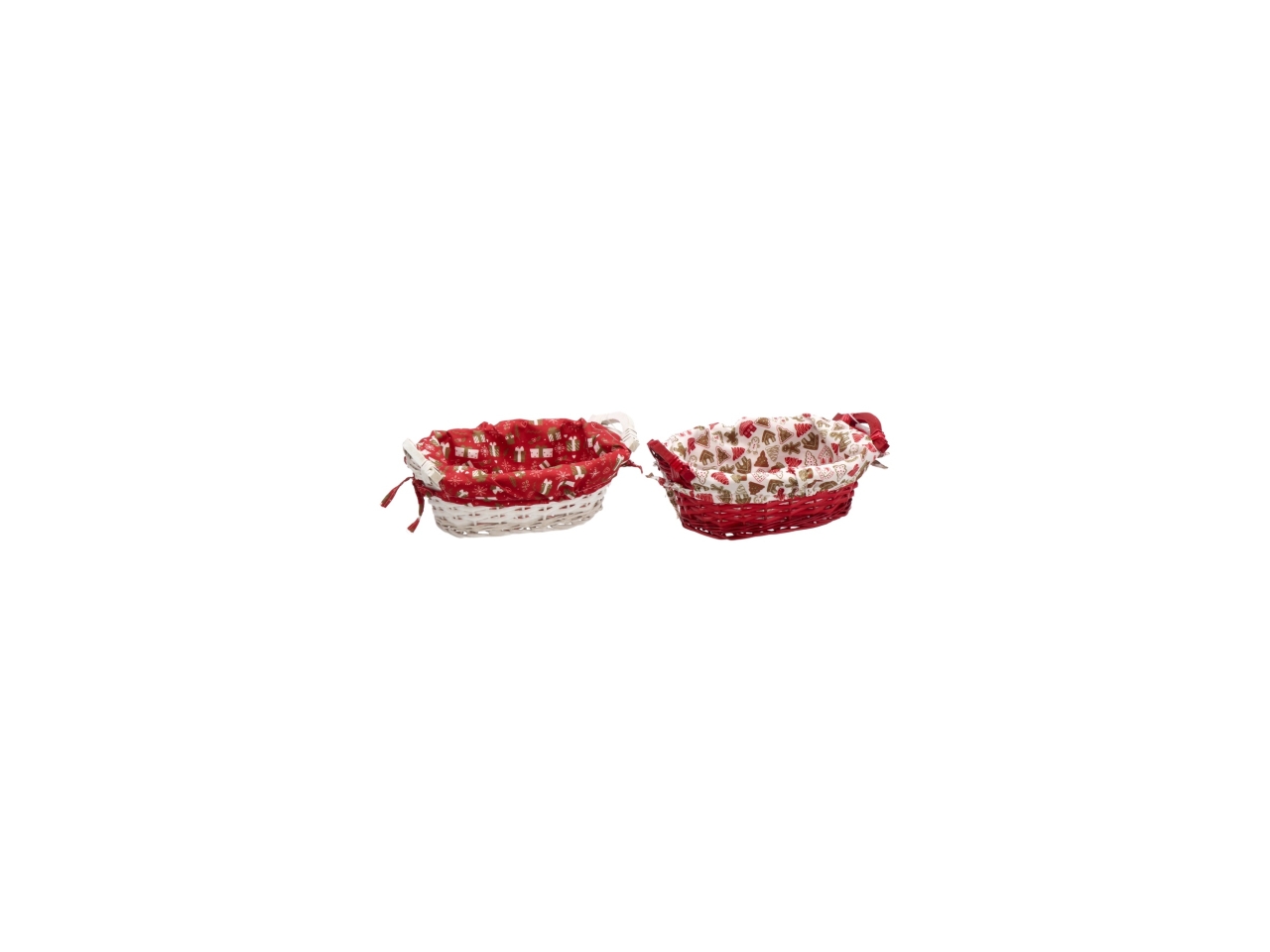 CESTINO OVALE SALICE C/TESSUTO 29X18XH.12CM 110226