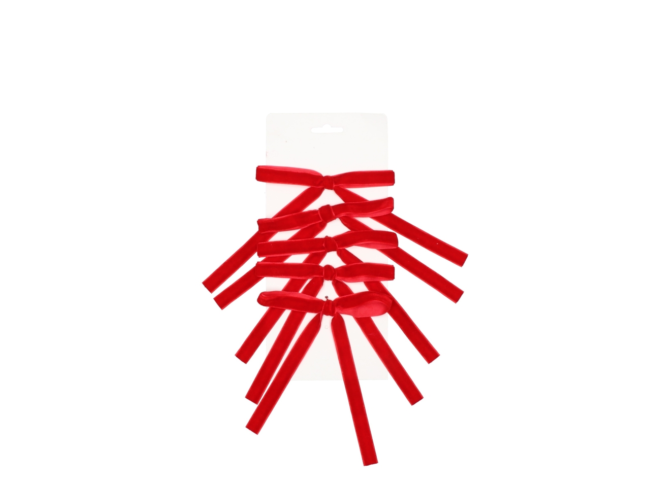 FIOCCHI VELLUTO 5PZ ROSSI 12X12CM 110384 FIOCCHI VELLUTO 5PZ ROSSI 12X12CM 110384