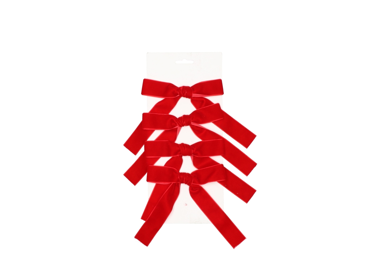 FIOCCHI VELLUTO 4PZ ROSSI 13X10CM 110385 FIOCCHI VELLUTO 4PZ ROSSI 13X10CM 110385