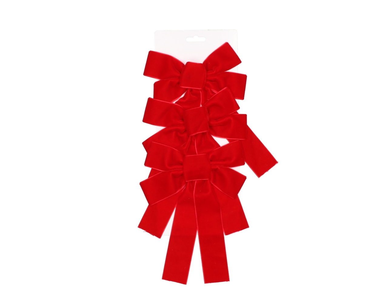 FIOCCHI VELLUTO 3PZ ROSSI 16X22CM 110388 FIOCCHI VELLUTO 3PZ ROSSI 16X22CM 110388