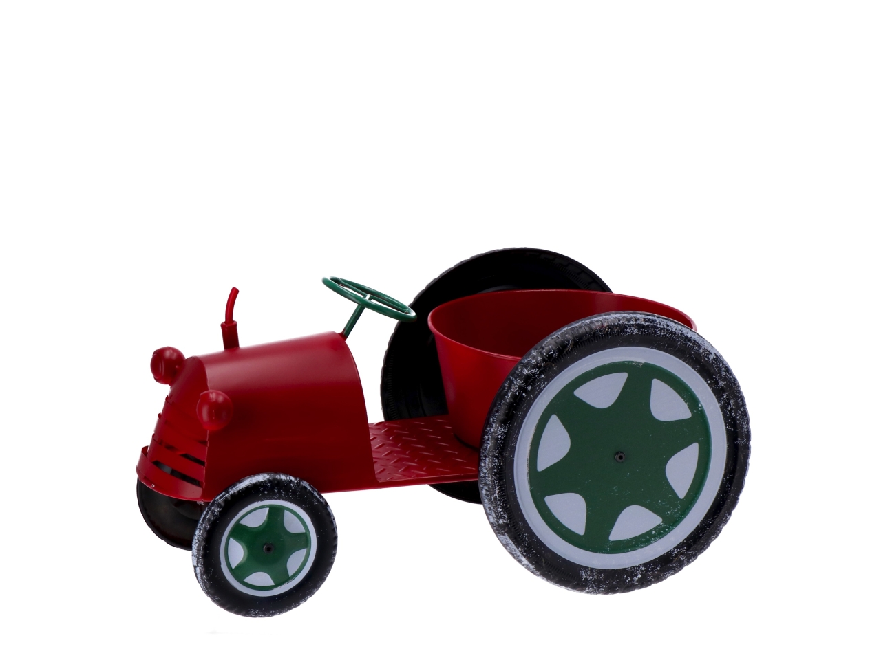 TRATTORE METALLO ROSSO 62X35XH.30CM 115173