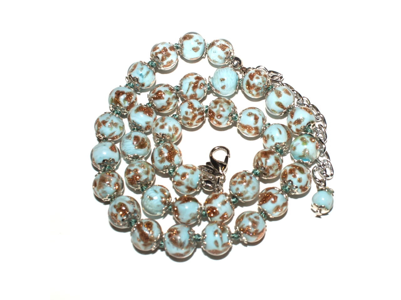 COLLANA 37 PERLE D.8MM MURANO OROCELESTE VM0005031 COLLANA 37 PERLE D.8MM MURANO OROCELESTE VM0005031