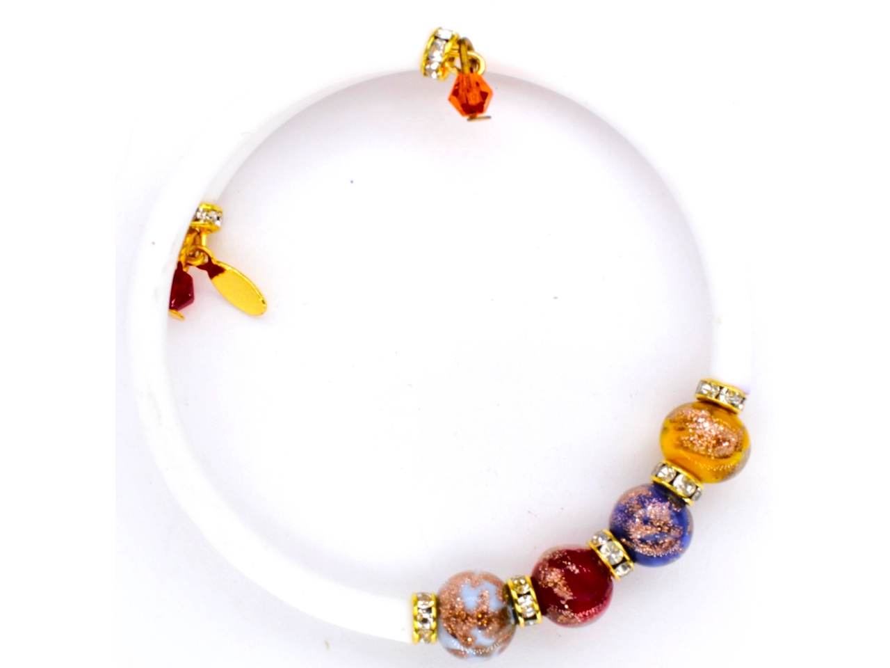 BRACCIALE FILO AVVENTURINA E STRASS VM0549022 BRACCIALE FILO AVVENTURINA E STRASS VM0549022