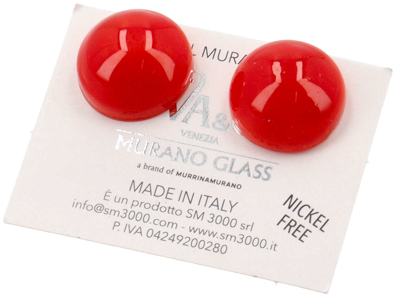 ORECCHINI LOBO CABOCHON PASTELLO ARANCIO VM0581024