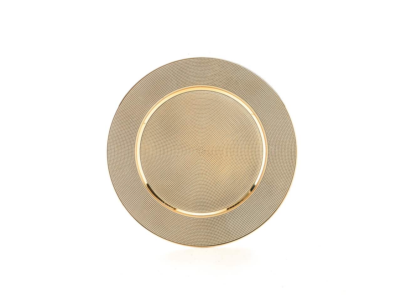 SOTTOPIATTO 33CM PLASTICA ORO LUCIDO 88983