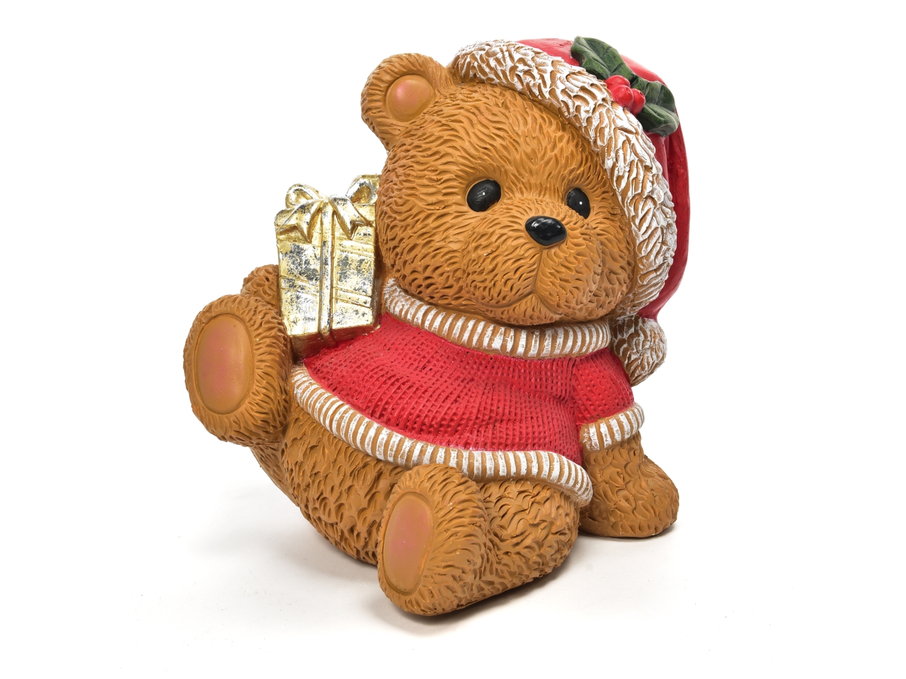 ORSO CON REGALO IN RESINA 28X22,5X29CM 60528