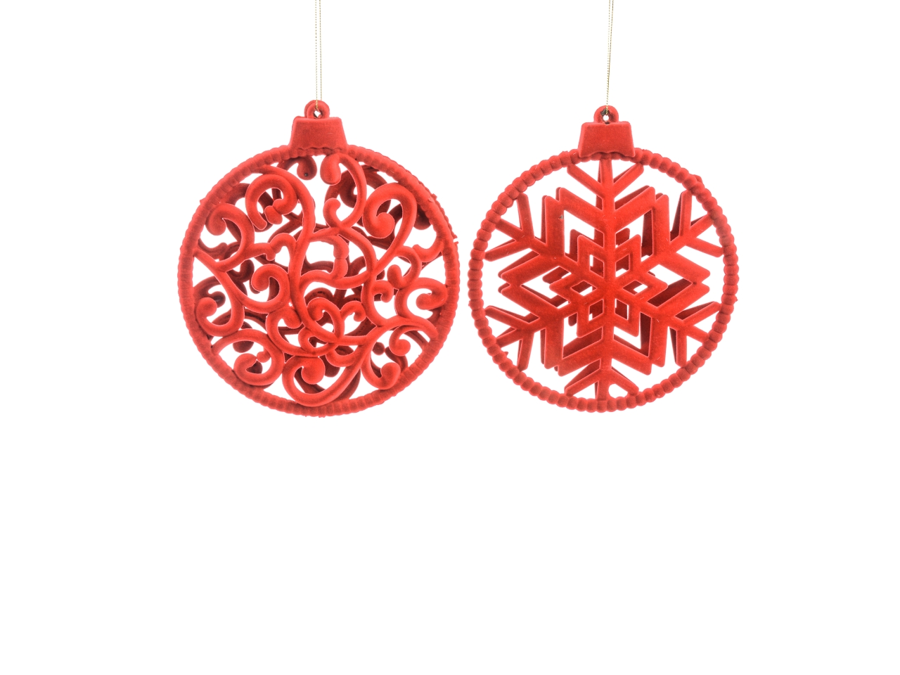 APPENDINO FLOCCATO 18X5XH.20CM ROSSO ASS. 74553