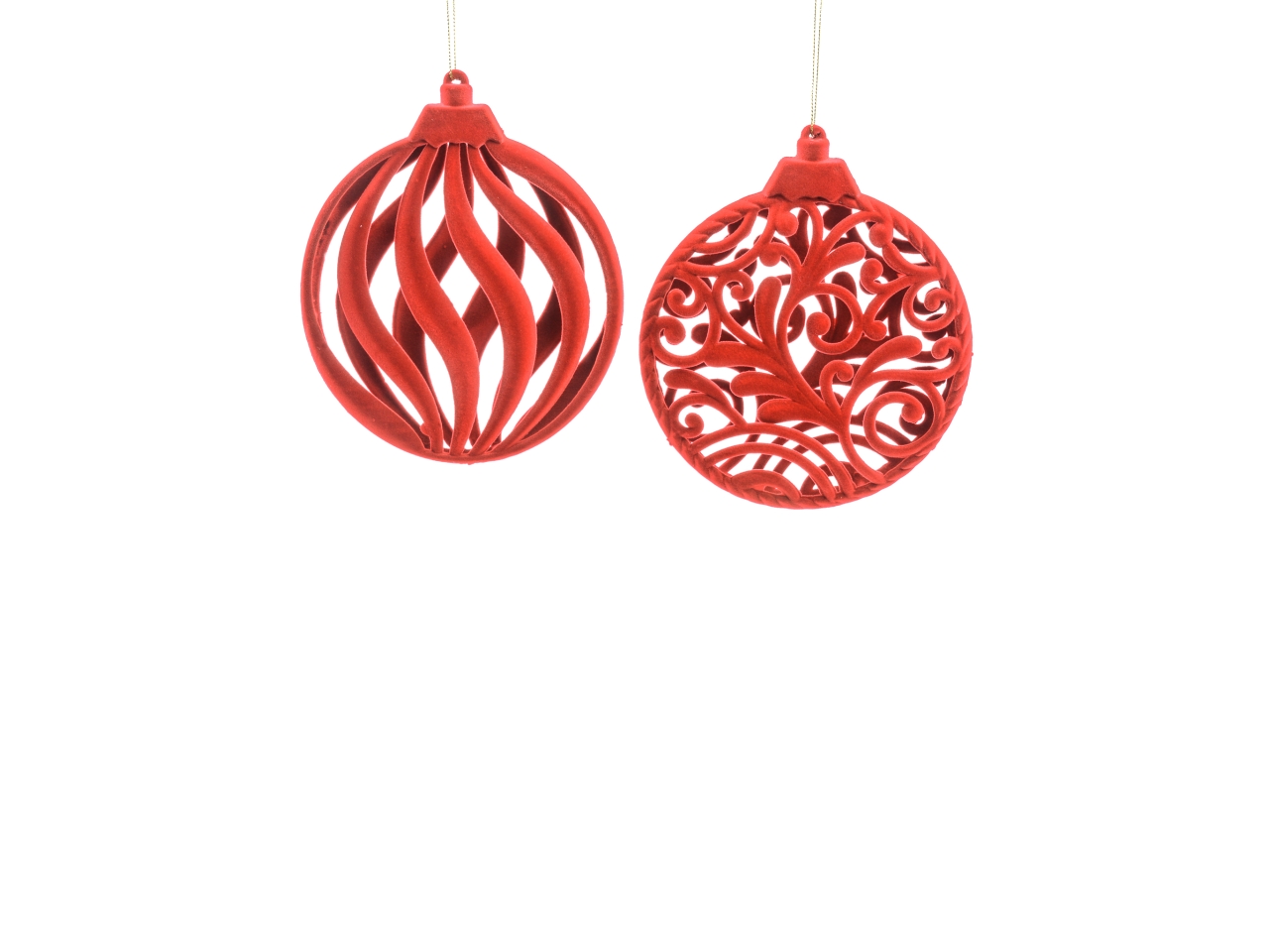 APPENDINO FLOCCATO 14X2,5XH.17CM ROSSO ASS. 74546