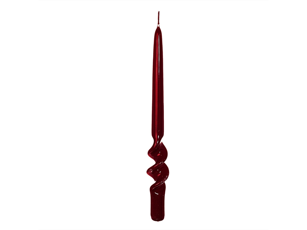 CANDELA SPIRALE 29X2,2CM BORDEAUX LUCIDO 69377 CANDELA SPIRALE 29X2,2CM BORDEAUX LUCIDO 69377