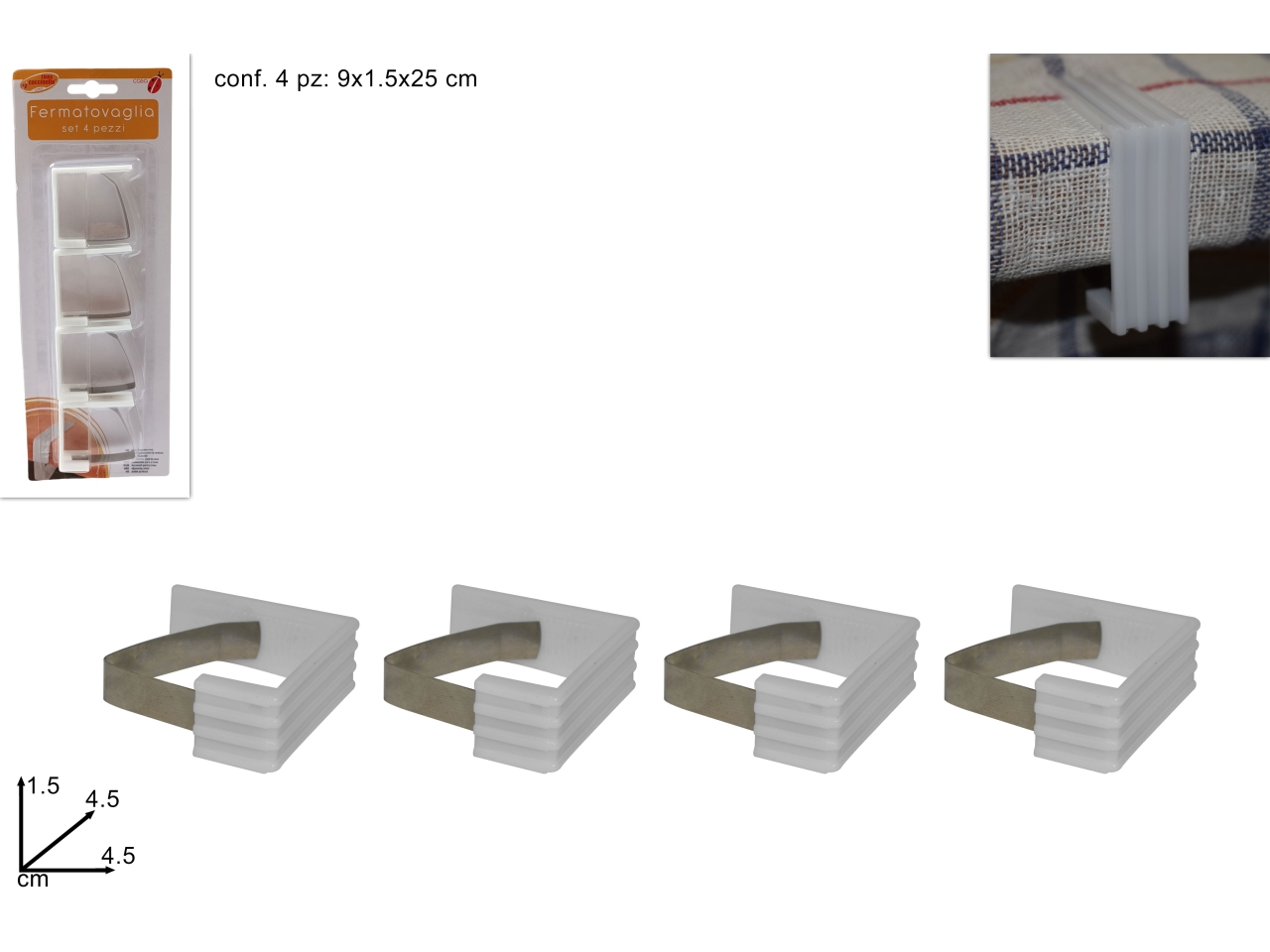 FERMATOVAGLIA IN FERRO 4PZ DEV10000981