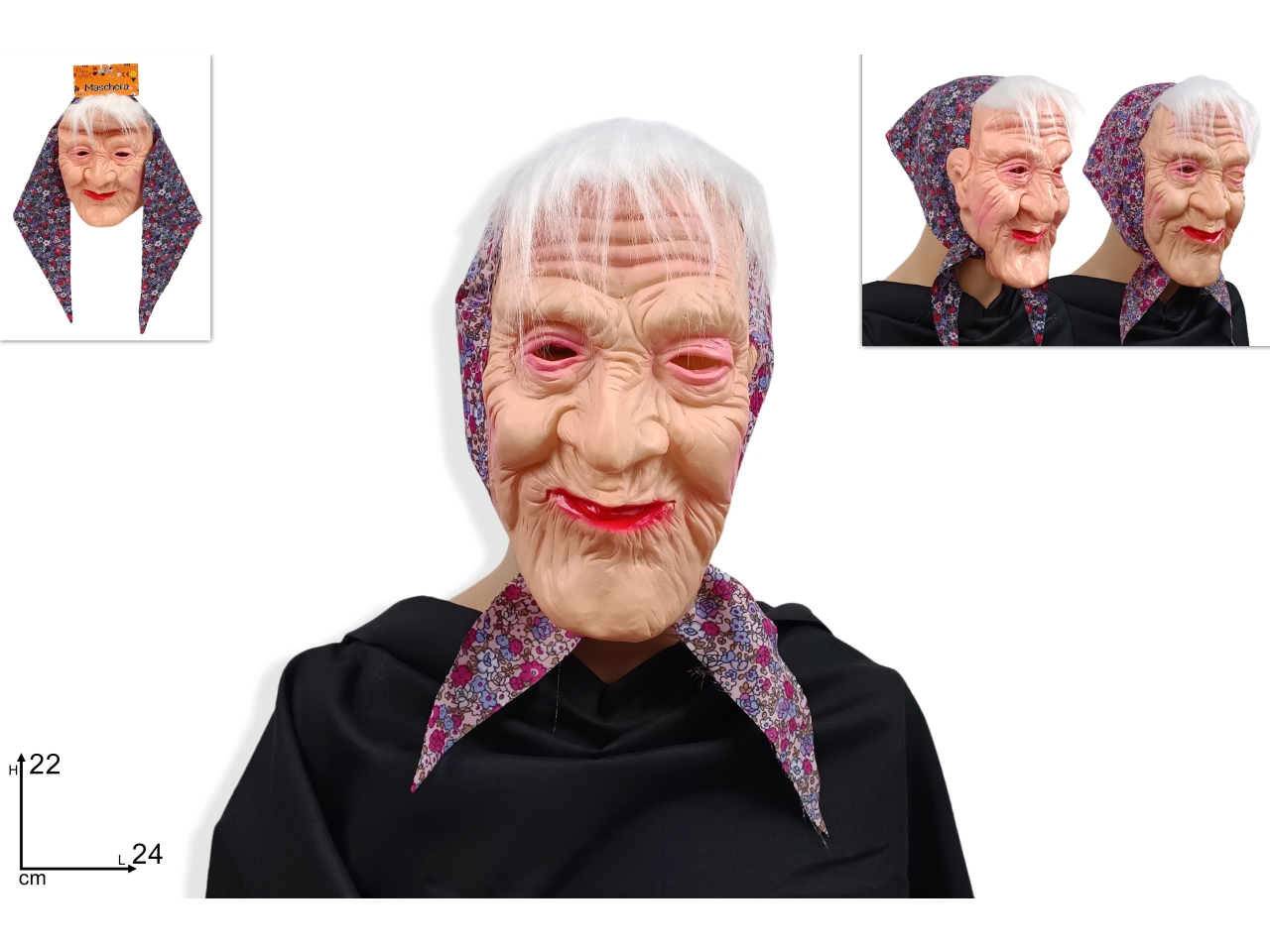 MASCHERA BEFANA 2 ASS. XCA24000011
