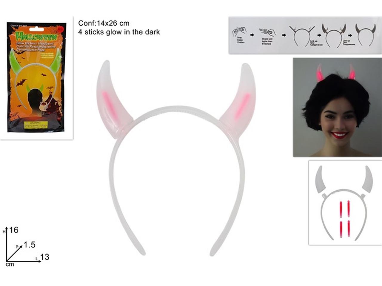 CERCHIETTO CORNA LUMINOSE ROSSE XHW24001951 CERCHIETTO CORNA LUMINOSE ROSSE XHW24001951