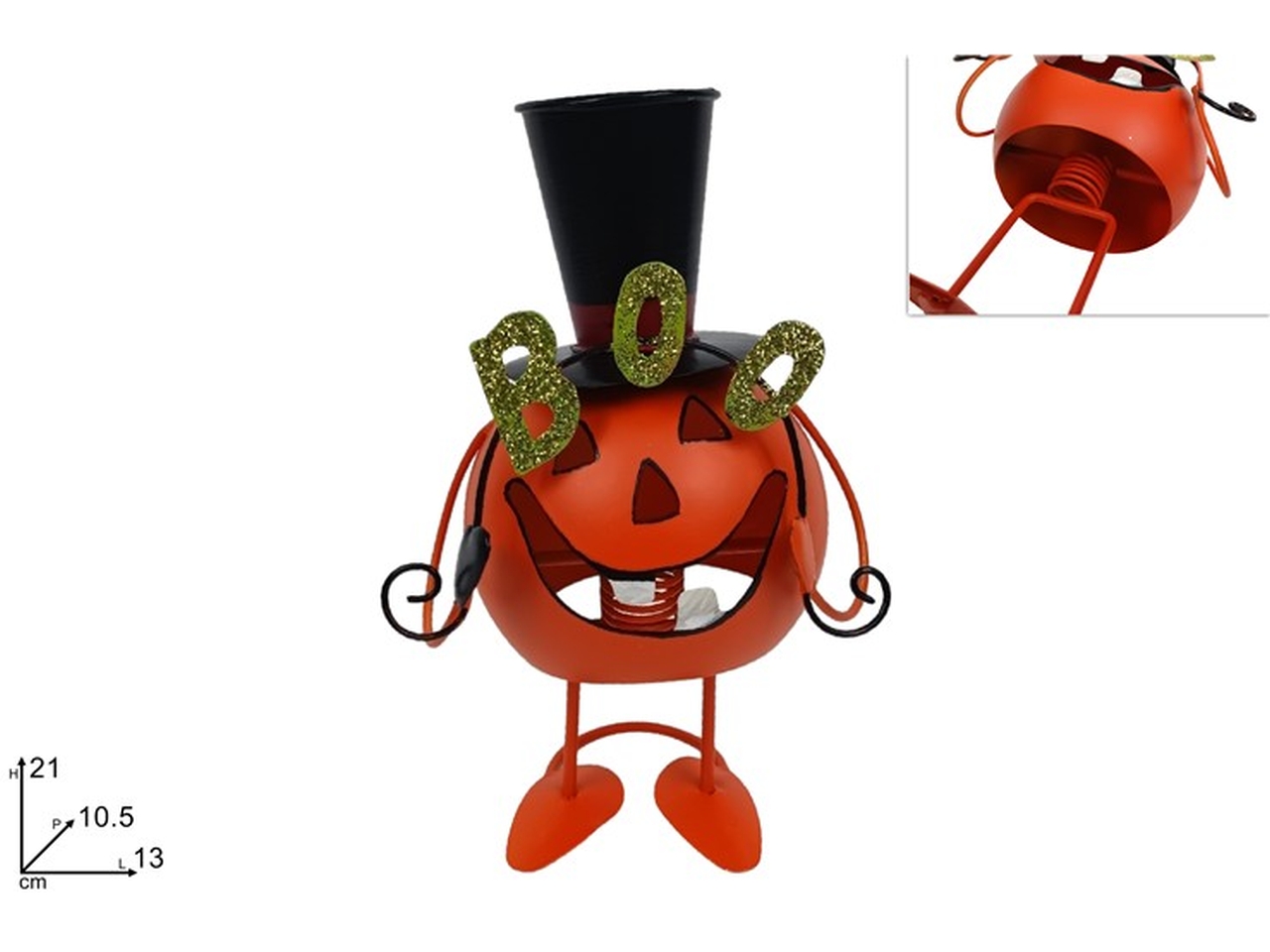 ZUCCA CON CAPPELLO IN LATTA 21CM XHW24002311