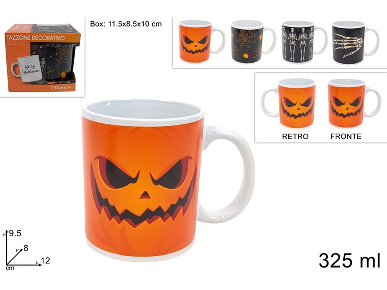 TAZZONE HALLOWEEN 325ML ASS. XHW24000721