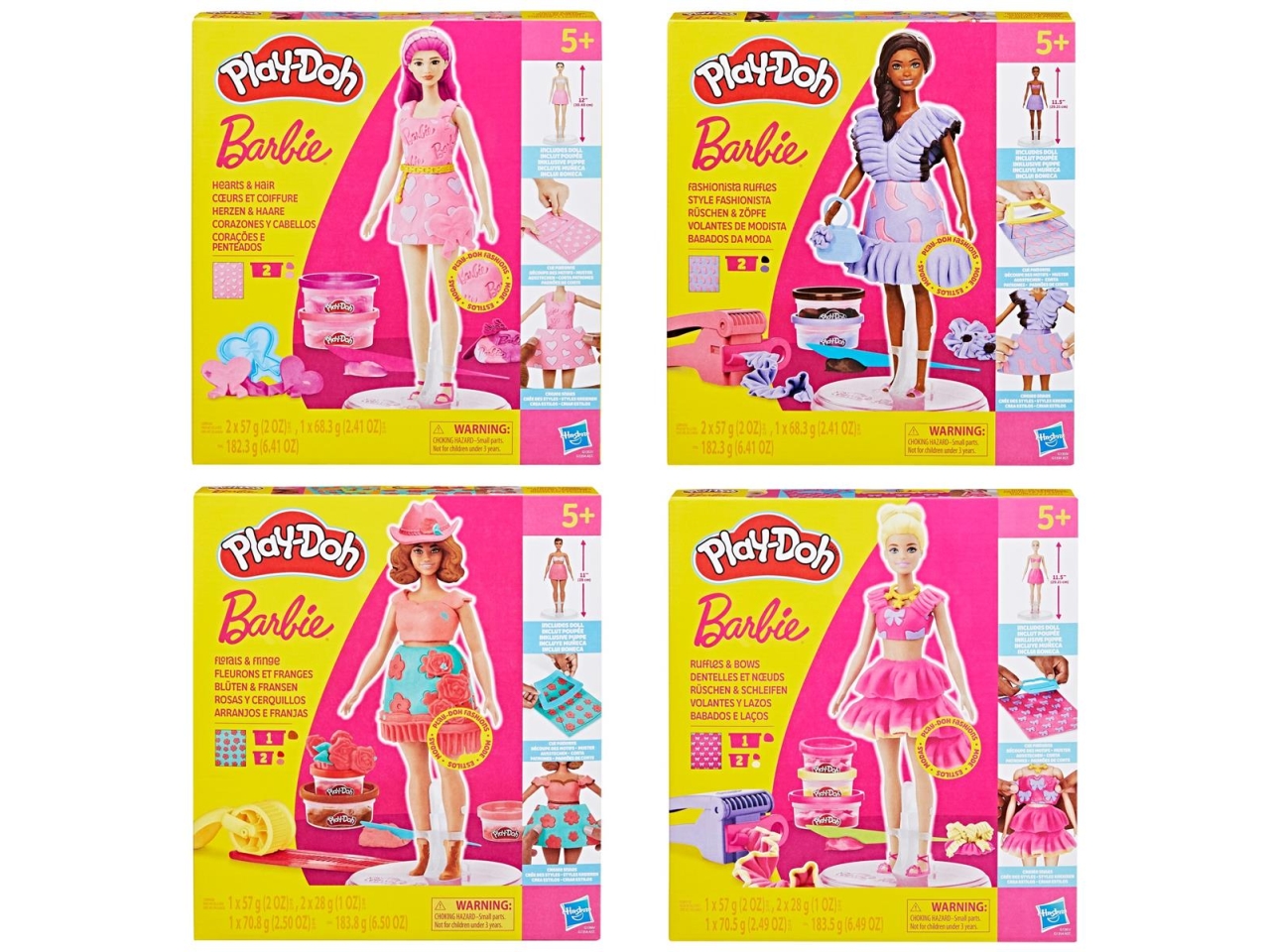 PLAY-DOH BARBIE DESIGNER DOLLS AST G13545L0
