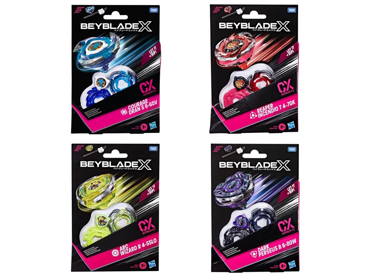 BEY BLADE CX STARTER PACK TOP AST G0840EU4