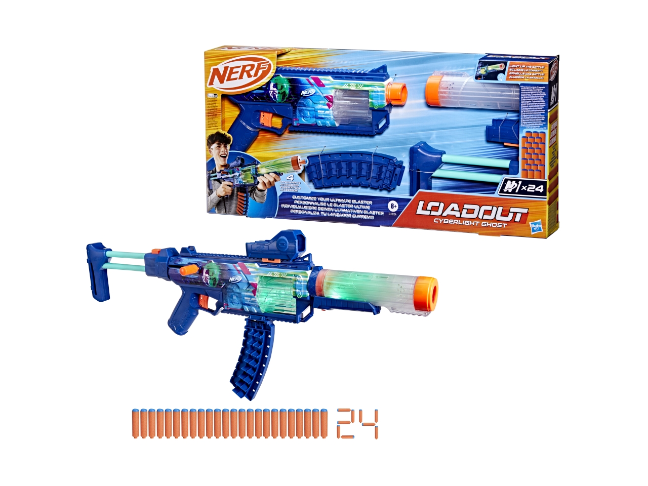 NERF LOADOUT CYBERLIGHT GHOST G18244N0