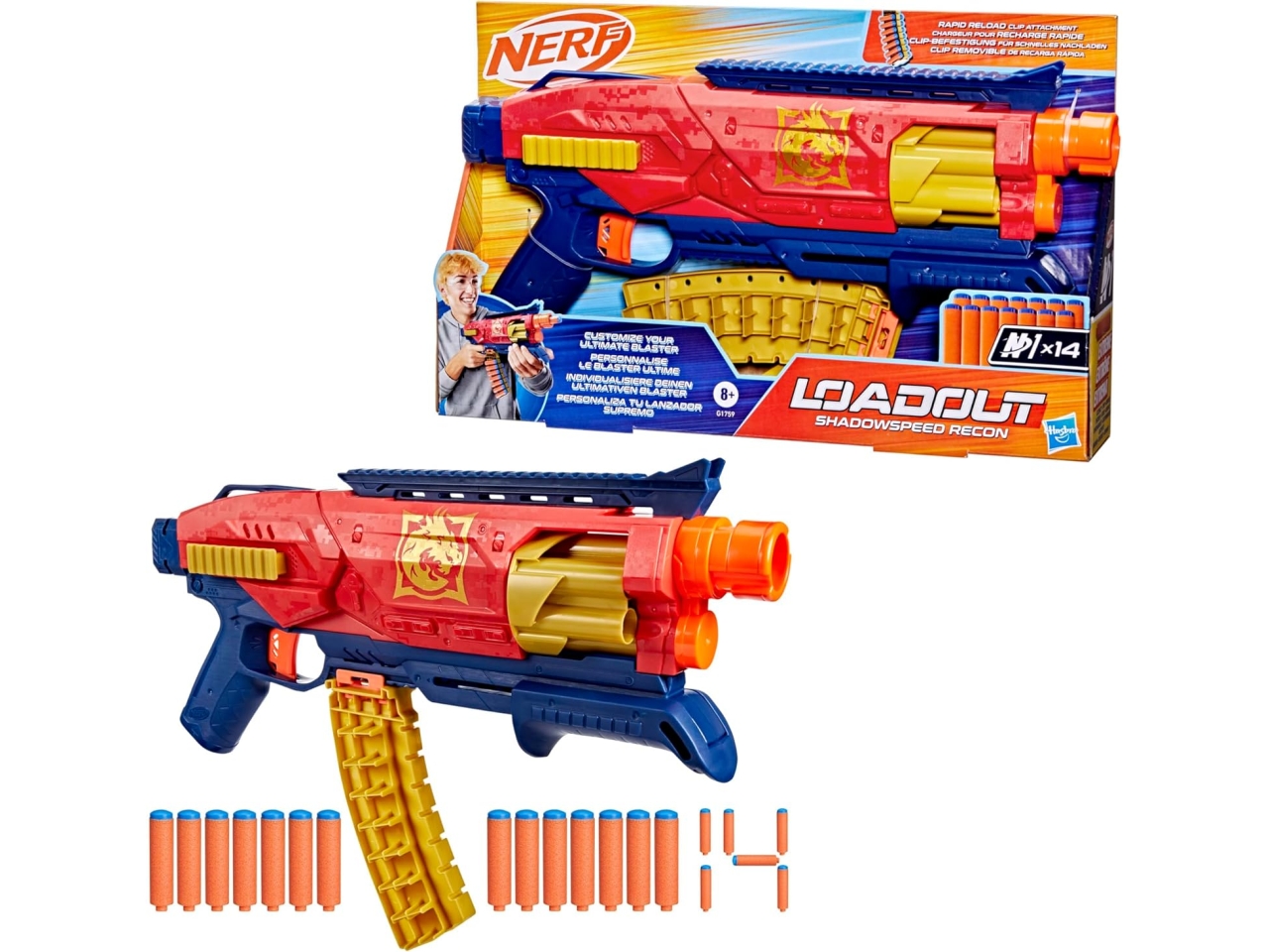 NERF LOADOUT SHADOWSPEED RECON G17594N0