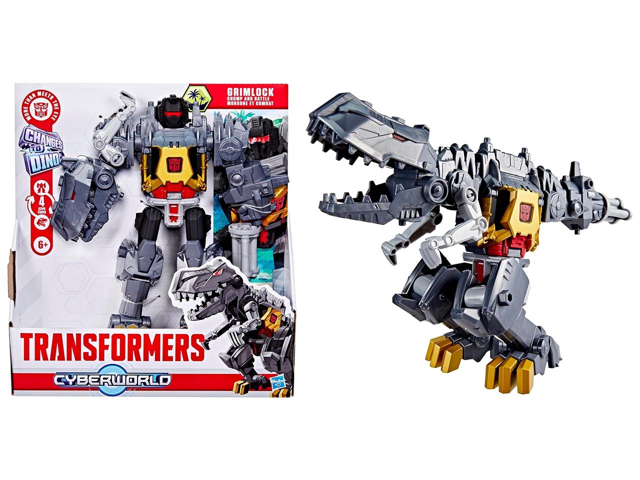 TRANSFORMERS GRIMLOCK DIVORA E COMBATTI G07485L0