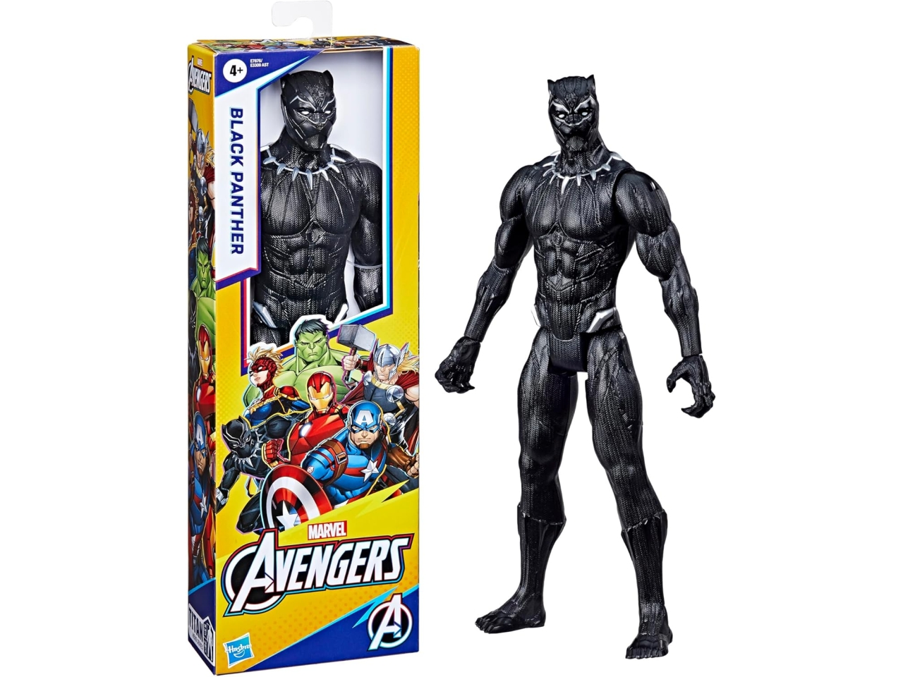 AVENGERS TITAN HERO FIGURE BLACK PANTHER E78765X0