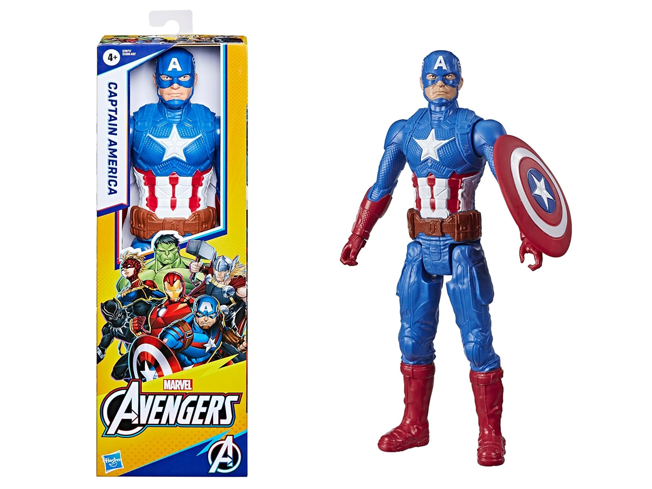 AVENGERS TITAN HERO FIGURE CAPTAIN AMERICA E78775X