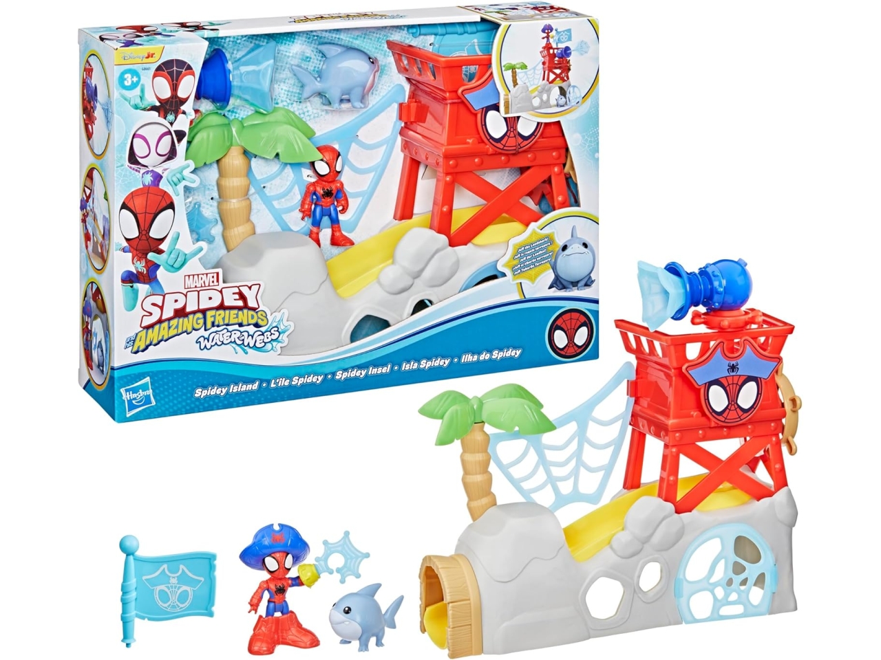 SPIDEY WATER WEB PLAYSET ISOLA DEI PIRATI G06655L0
