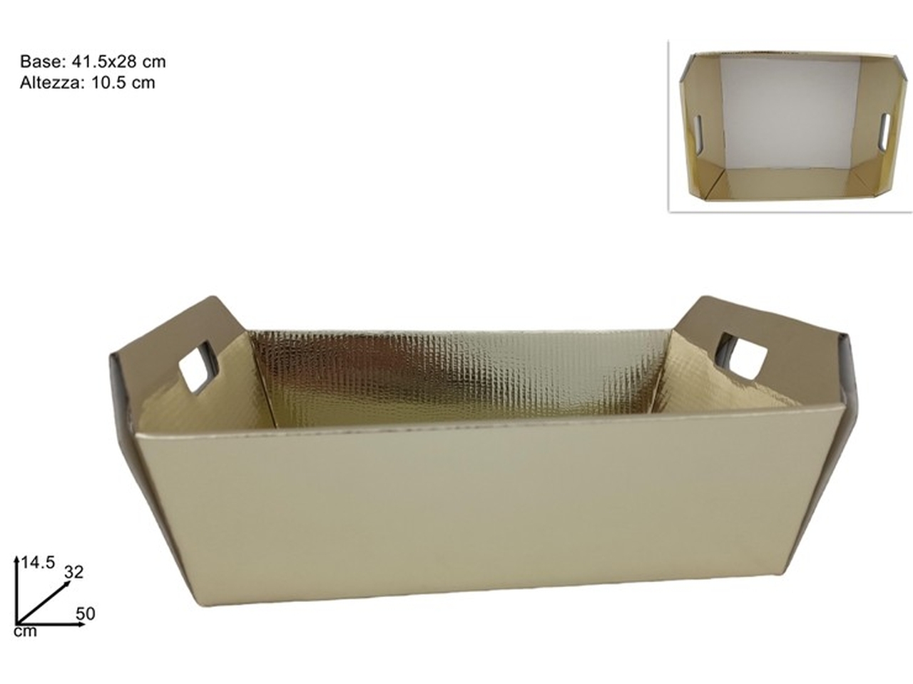 CESTA CARTONE GRANDE ORO 41,5x28CM XNA23062611