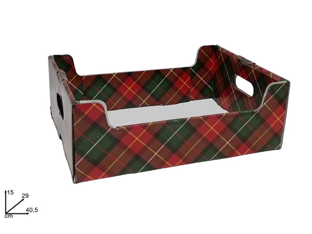 CASSETTA CARTONE SCOZZESE 40,5X29X15CM XNA24001171