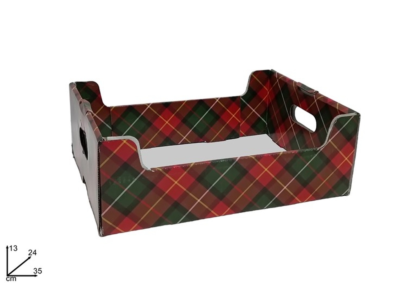 CASSETTA CARTONE SCOZZESE 35X24X13CM XNA24001161