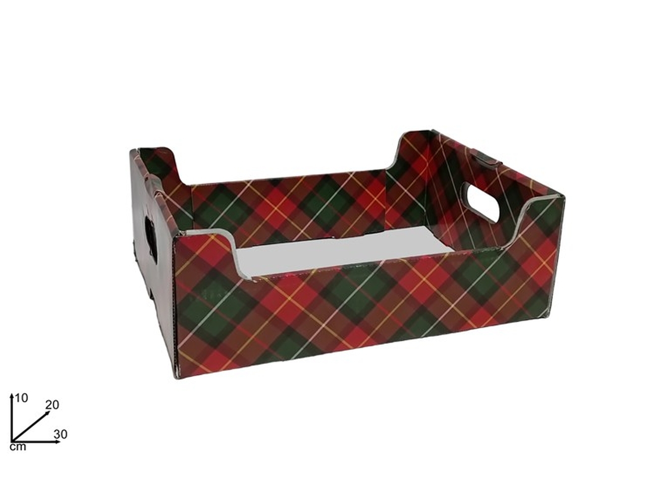 CASSETTA CARTONE SCOZZESE 30X20X10CM XNA24001151